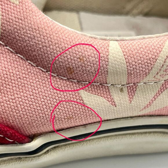 Vans Shoes Vault OG Era LX Palm Leaf Peach Antique Women Sz 6 Men & Youth 4.5 - Picture 11 of 16